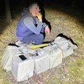 Pasienio miškuose aplink Druskininkus sulaikyti trys baltarusiškų rūkalų kontrabandininkai