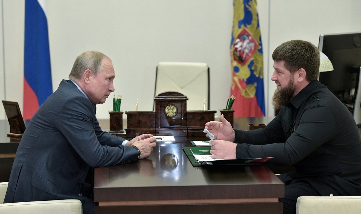 V. Putinas ir R. Kadyrovas