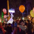 Bright messages during 22nd Vilnius Menorah lighting