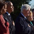 Clintonai ir Obamos kartu dalyvaus paskutiniame rinkimų kampanijos mitinge