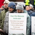 С января по всей Литве организуются протесты фермеров