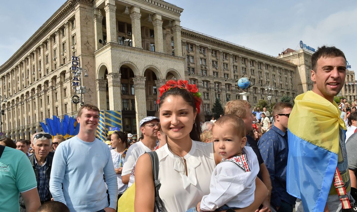 Ukrainian Independence Day in Kiev