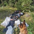 Per tvorą iš Baltarusijos perlipę kontrabandininkai dėjo į kojas, bet pasieniečiai su šunimi juos pričiupo