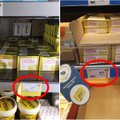Įtarimų parduotuvėje sukėlė sviesto kaina: prekybos tinklas tas pats, prekė ta pati, bet kaina skirtinga