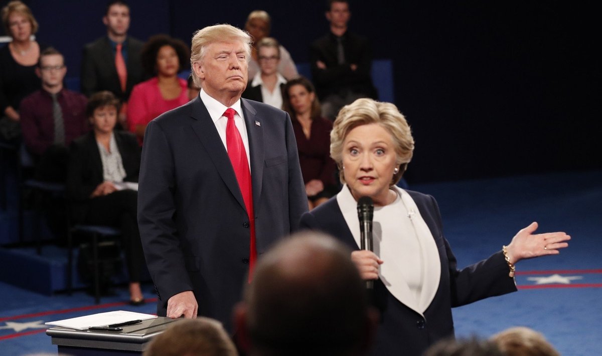 D. Trumpo ir H. Clinton debatai