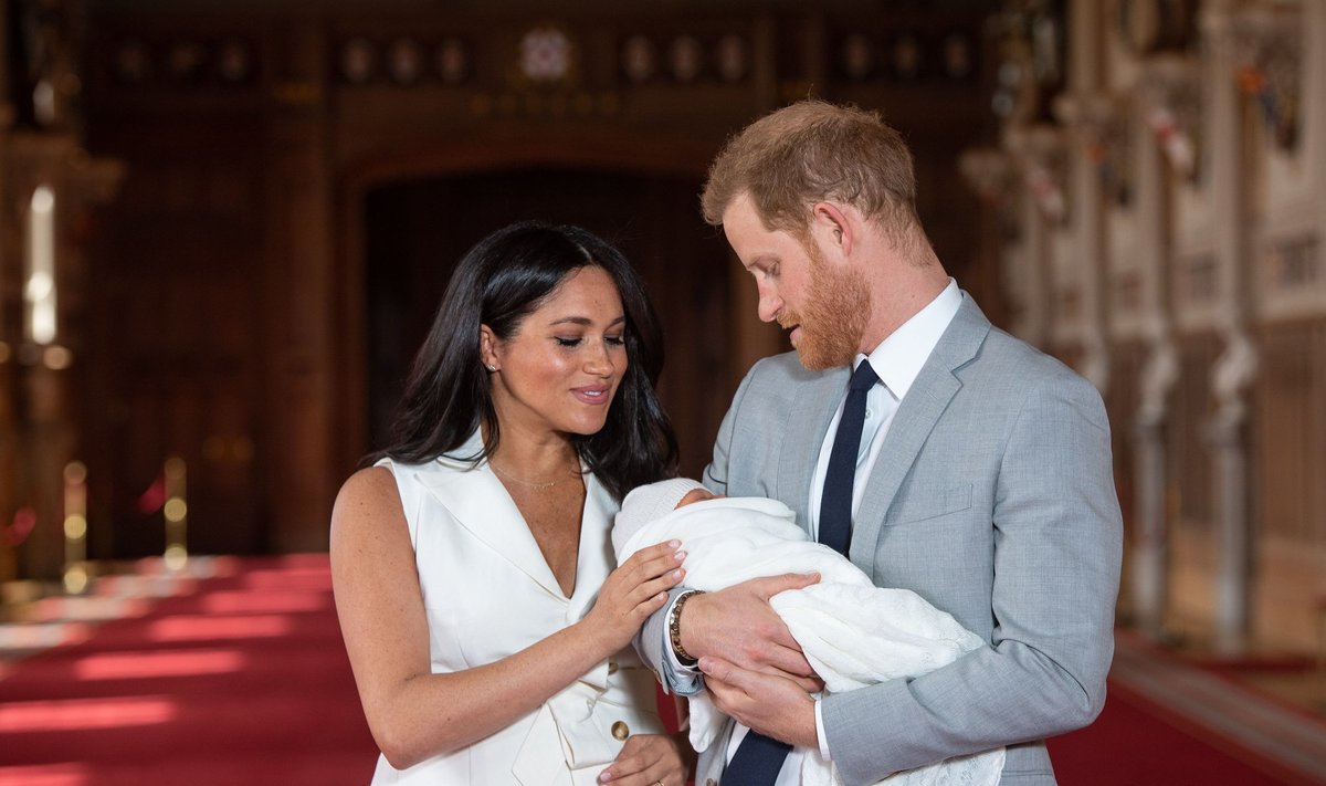 Meghan Markle ir princas Harry pristato sūnų Archie