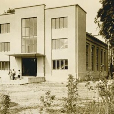 Mašinų gamyklos klubas 7 deš. // Alytaus kraštotyros muziejaus nuotr.