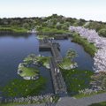 Pasirašyta sutartis dėl japoniško sodo Šnipiškėse įrengimo