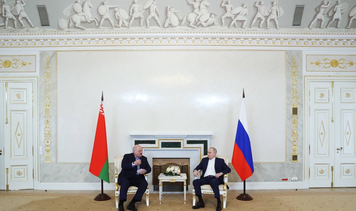 Putino ir Lukašenkos susitikimas