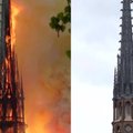Gaisro nusiaubta Paryžiaus Dievo Motinos katedra kyla iš pelenų