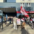 Фракция Партии свободы провела пикет у посольства Беларуси в Вильнюсе