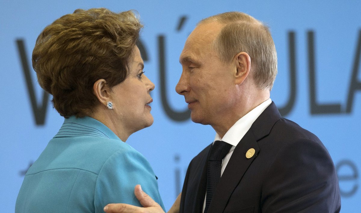 Vladimiras Putinas ir Dilma Rousseff