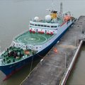 Kinijos mokslinių ekspedicijų laivas į uostą grįžo su retais mėginiais