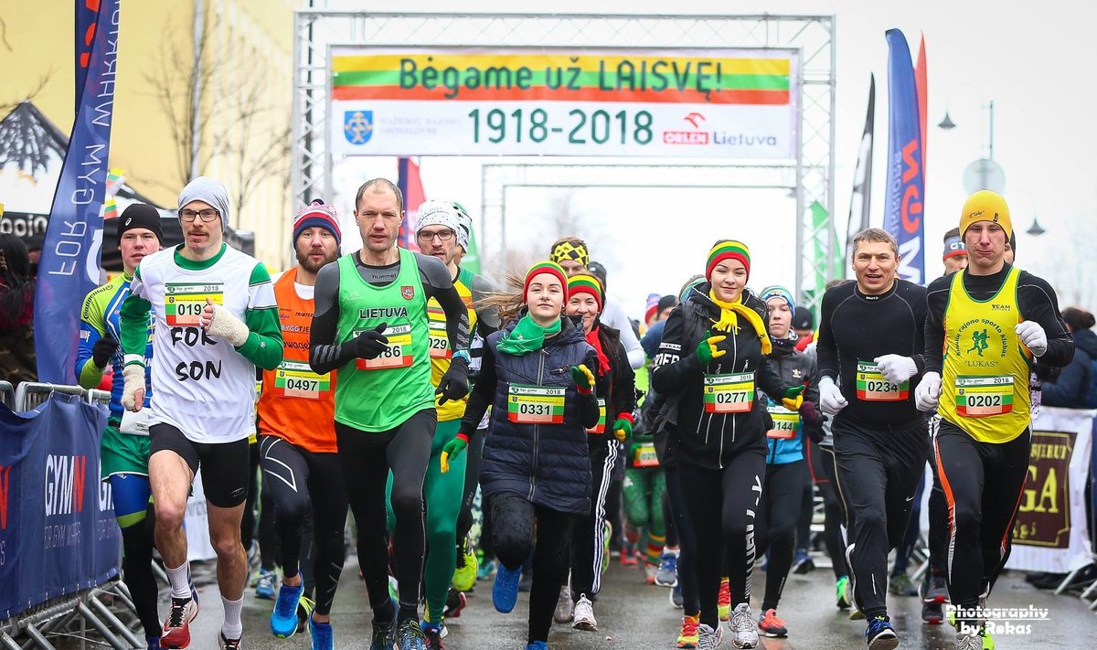 2018 metų bėgimas Mažeikiuose /  / FOTO: Rokas Lukoševičius