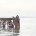 Plūduriuojančios skulptūros atnešė Kalėdas į Venecijos lagūną