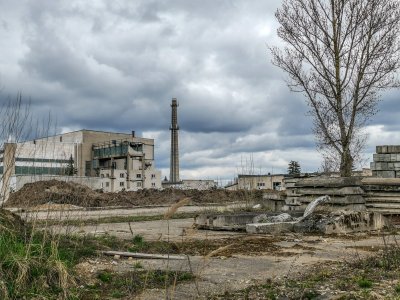 Griuvėsiai Ekrano teritorijoje (I. Stulgaitės nuotr.)