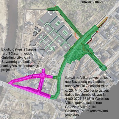 „Akropolis Vingis“ planuojami susisiekimo infrastruktūros projektai