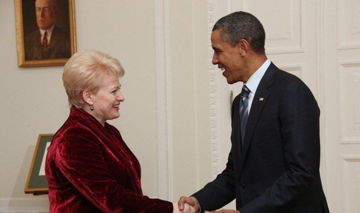 B.Obama Lenkijoje susitiko su D.Grybauskaite