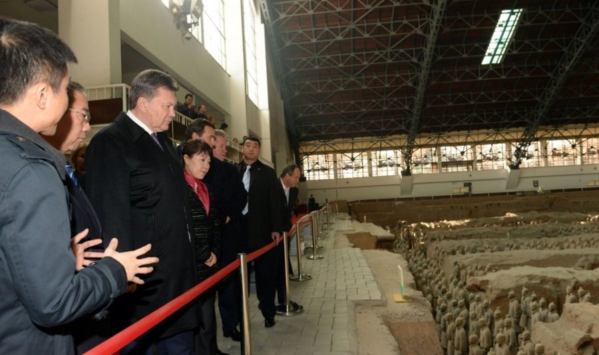 V. Janukovyčius lankosi Kinijoje
