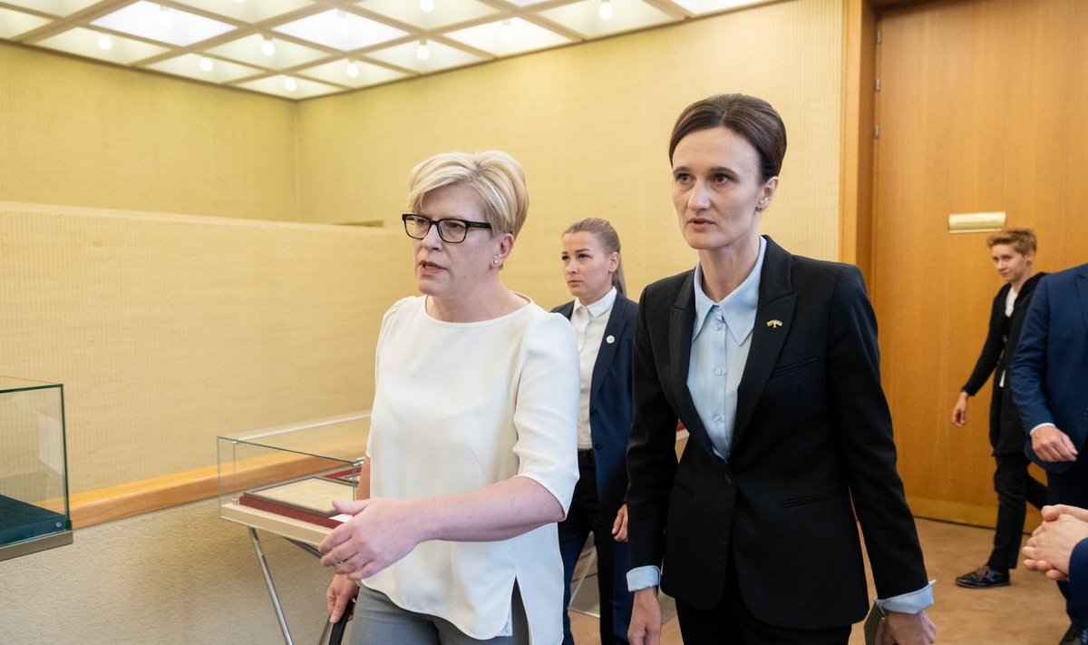 Ingrida Šimonytė ir Viktorija Čmilytė-Nielsen