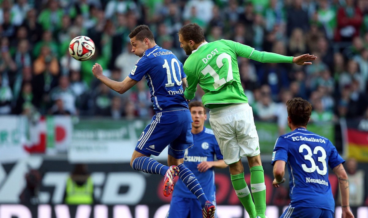 “Wolfsburg“ ir “Schalke“ futbolininkų akistata