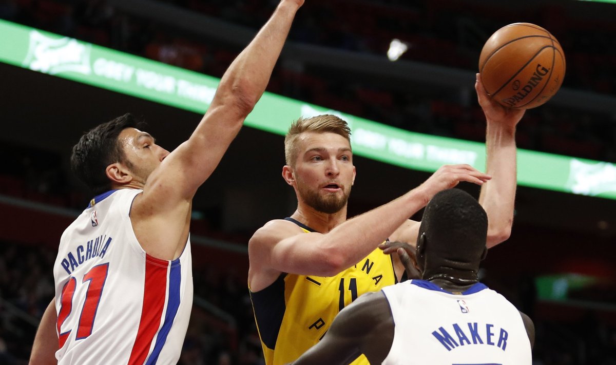 NBA: Pacers ir Pistons akistata Detroite