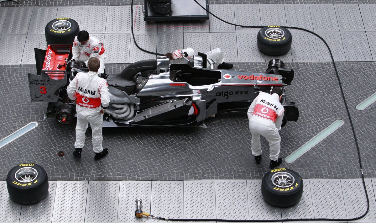 "McLaren" bolido pristatymas
