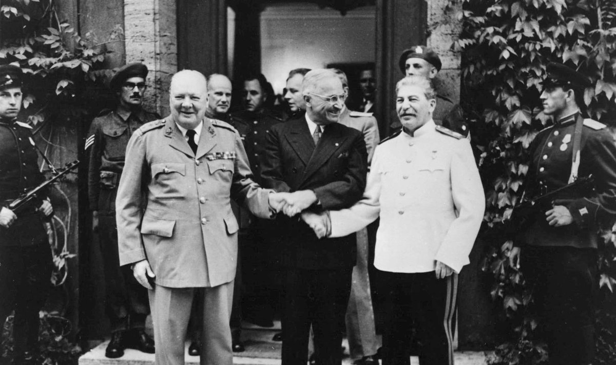 Winstonas Churchillis, Garry‘is Trumanas ir Josifas Stalinas