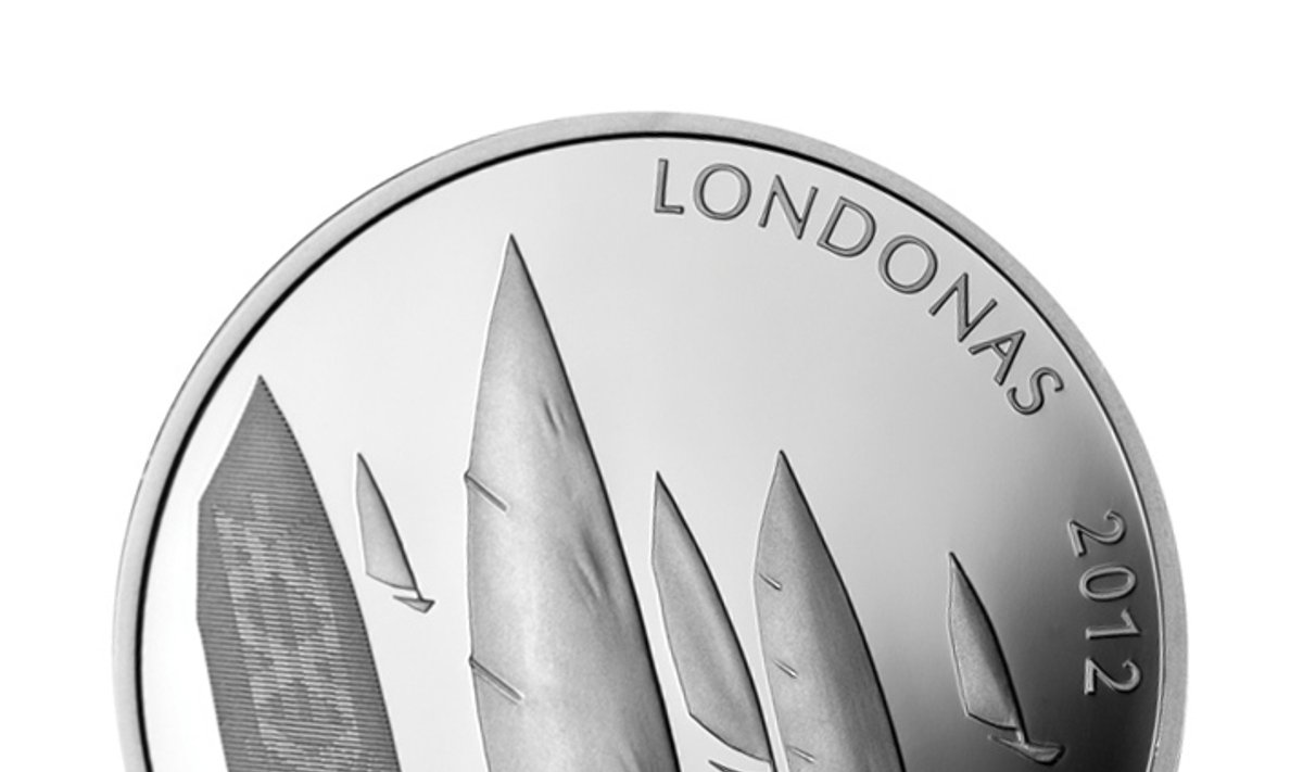 50 Lt moneta, skirta Londono olimpiadai