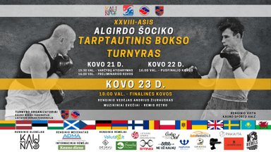 XXVIII-asis tarptautinis Algirdo Šociko bokso turnyras: finalai