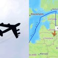 Virš Baltijos šalių praskrido JAV bombonešis