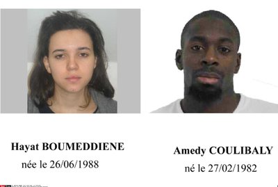 Hayat Boumeddiene ir Amedy Coulibaly