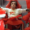 Traumų išvengęs F.Alonso: man pasisekė