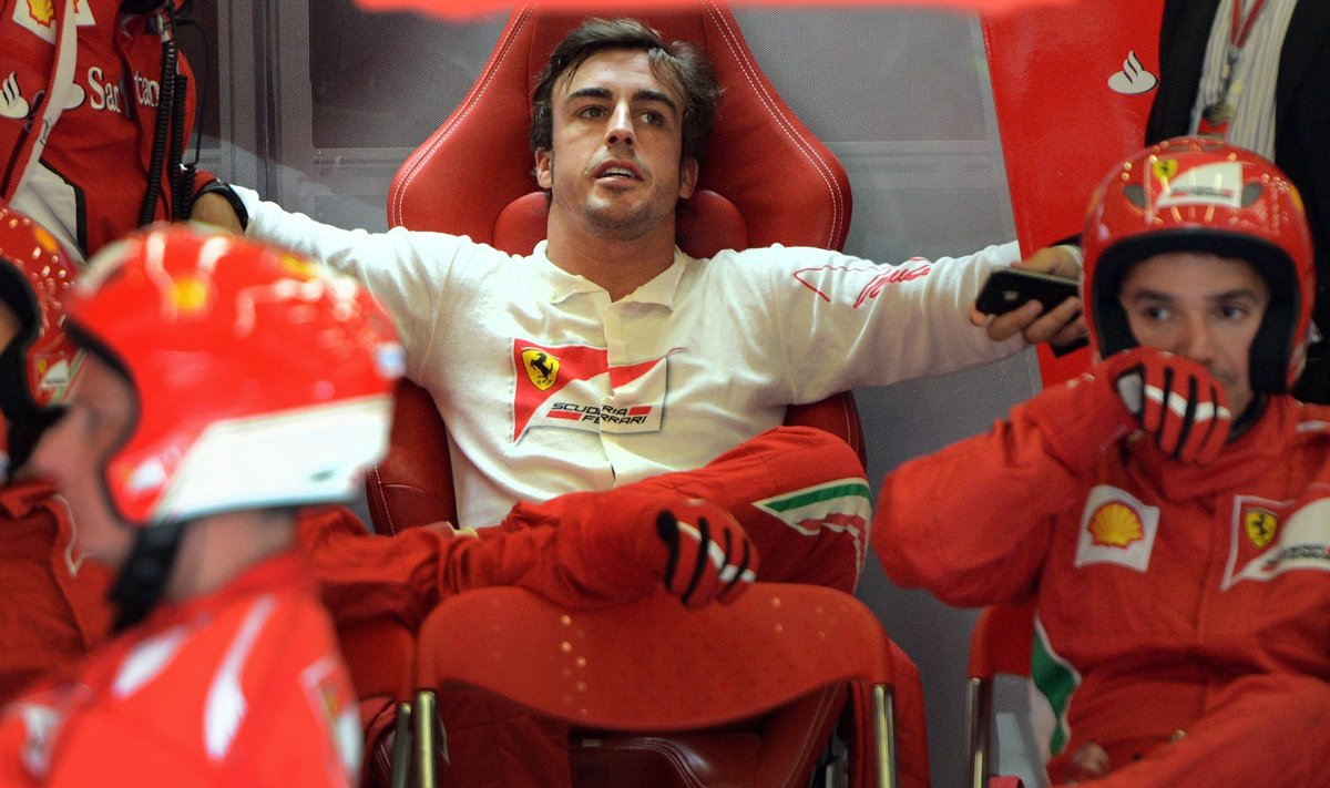 Fernando Alonso po avarijos