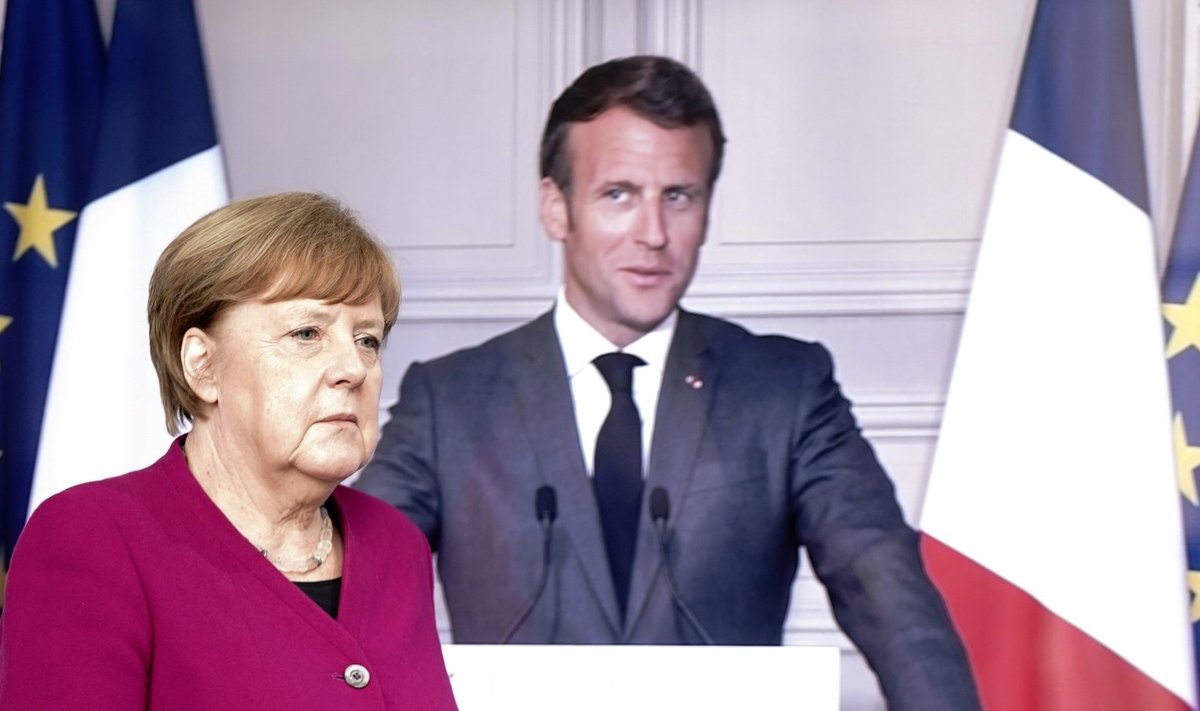 Angela Merkel, Emmanuelis Macronas