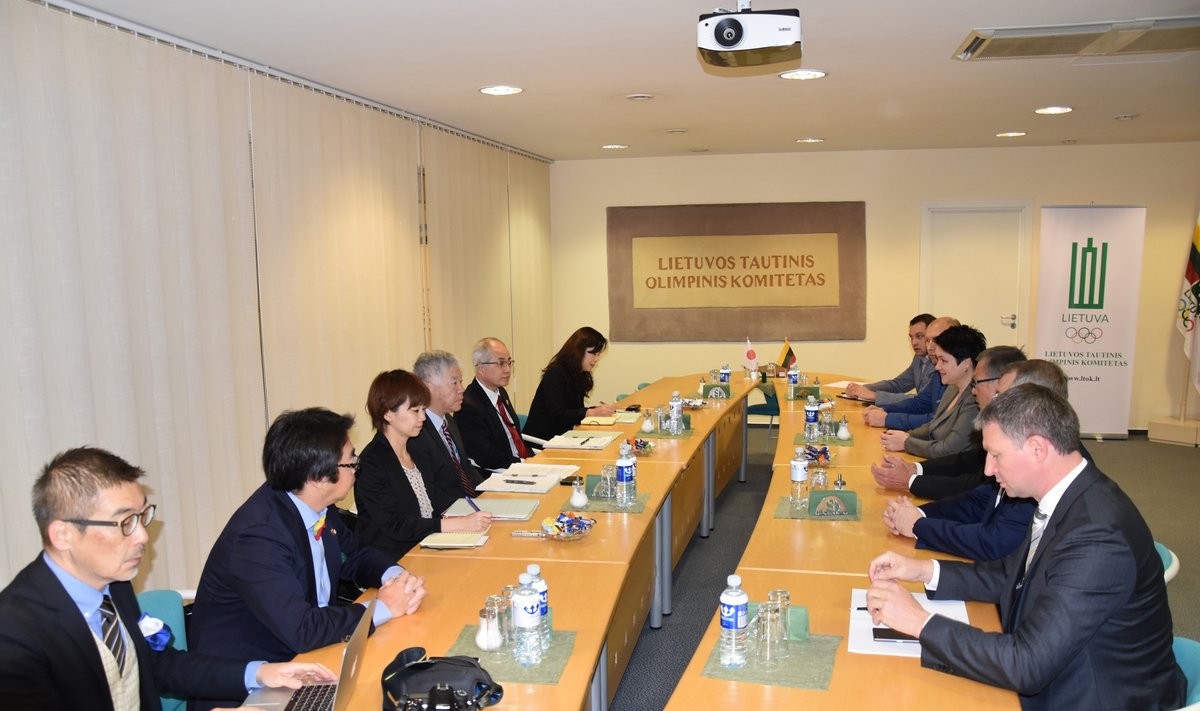 LTOK vadovų ir Japonijos atstovų susitikimas 