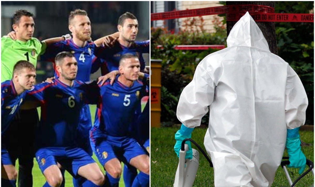 Moldovos futbolininkų planus sujaukė Ebolos virusas