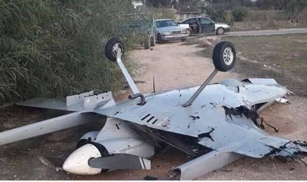Libijoje 2019 m. pašautas karinis dronas „Bayraktar TB-2” 