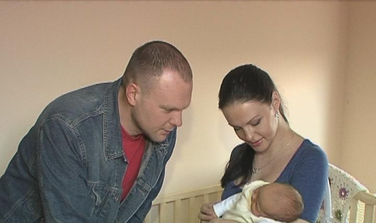 Kristupas Krivickas, Jurgita Krivickienė su dukrele