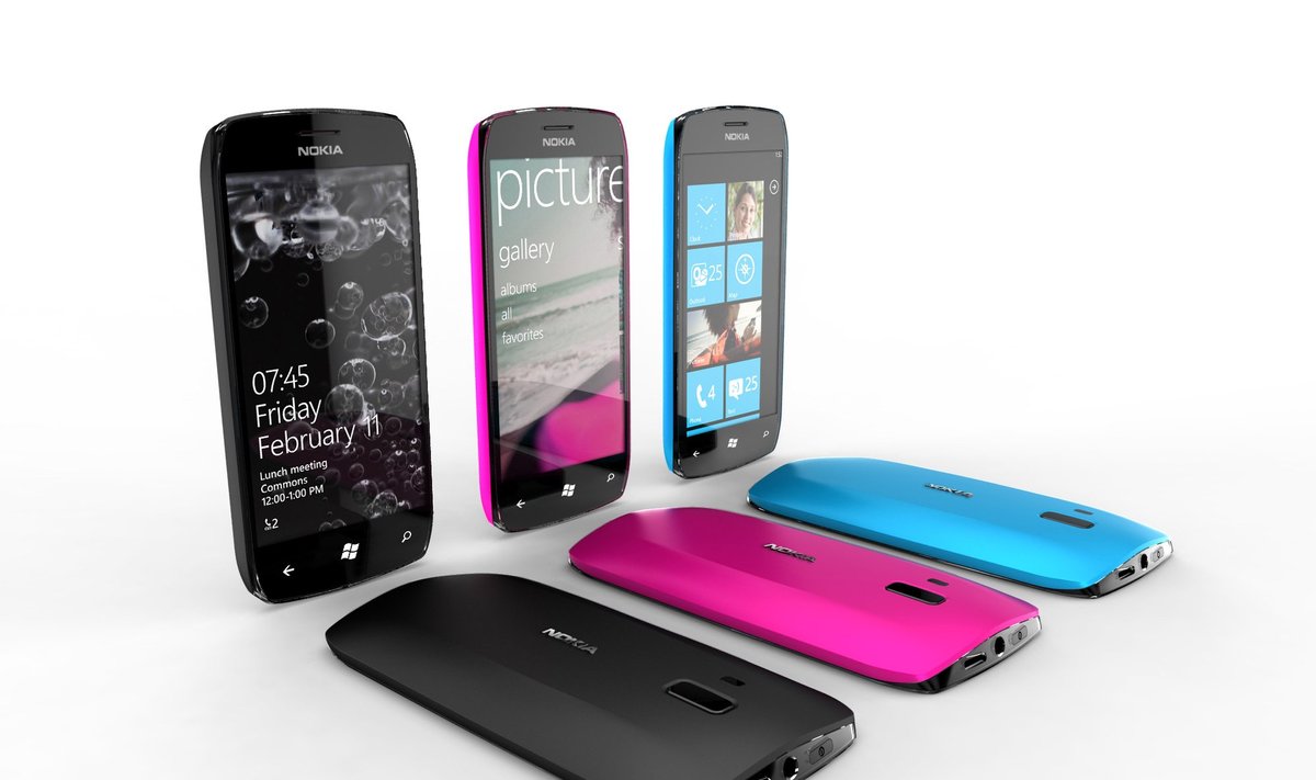 Koncepciniai "Nokia" telefonai su "Windows Phone 7"