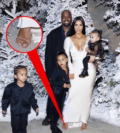 Kim Kardashian ir Kanye Westo šeimos Kalėdos