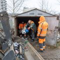 Vilniuje tęsiamas metalinių garažų nukėlimas