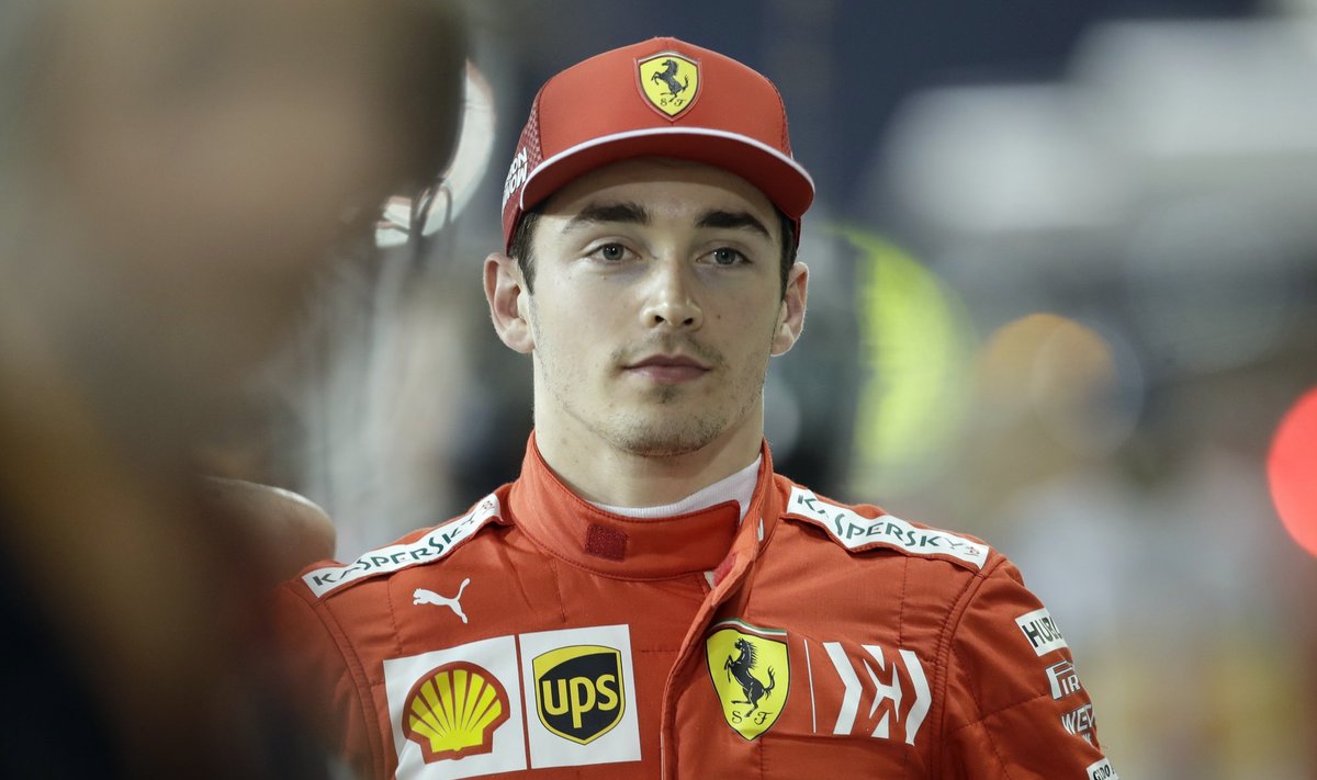 "Ferrari" pilotas Charlesas Leclercas