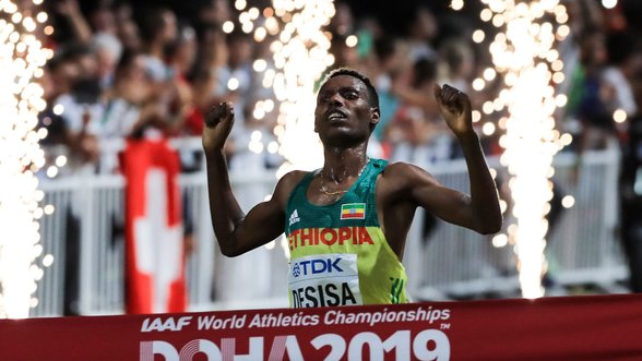 Pasaulio čempionato maratone triumfavo Etiopijos bėgikai
