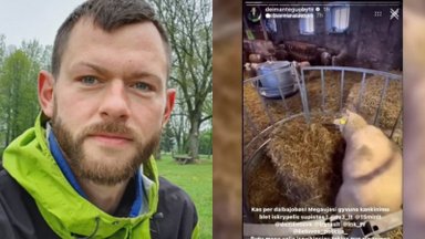 Ūkininkas Petras Šiaučiūnas siunčia linkėjimus supermamytėms ir dėl avies norėtų traukti į Strasbūrą