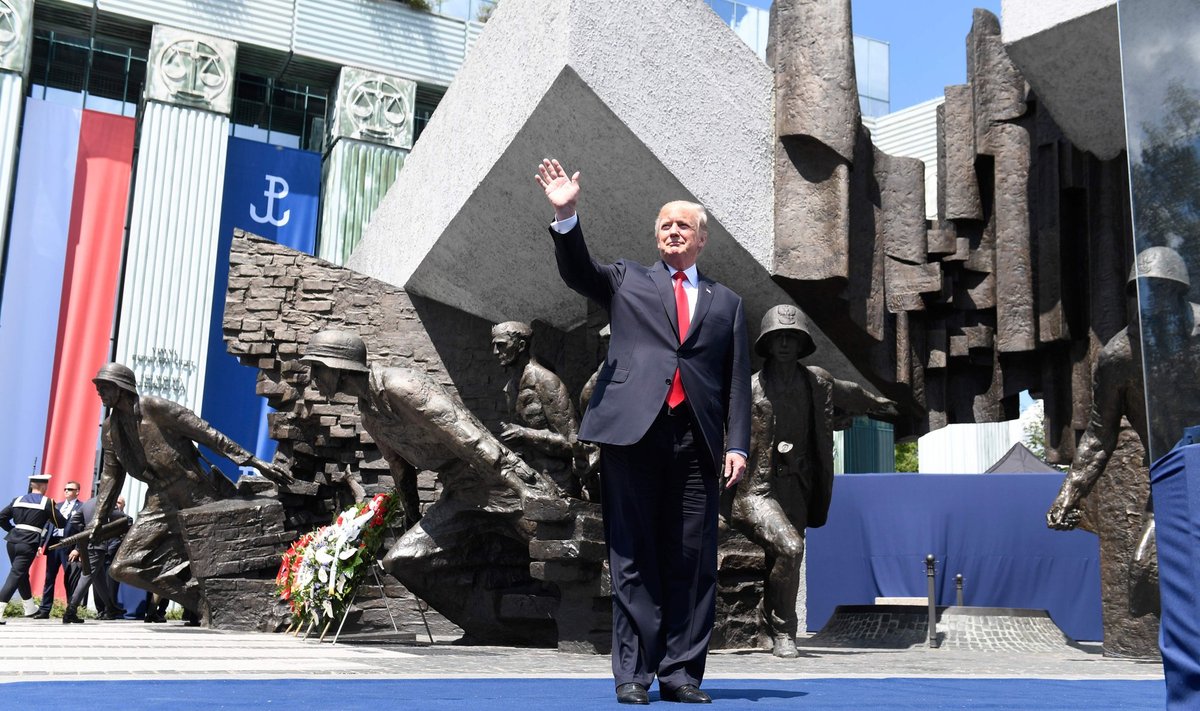 D. Trump speaks to the Poles in Warsaw