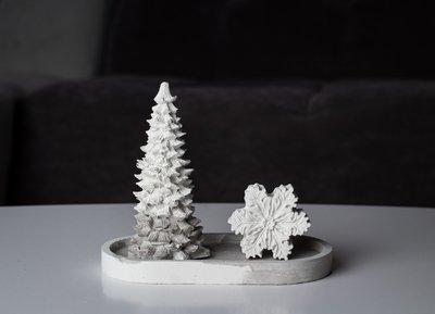 Concrete Christmas ornaments