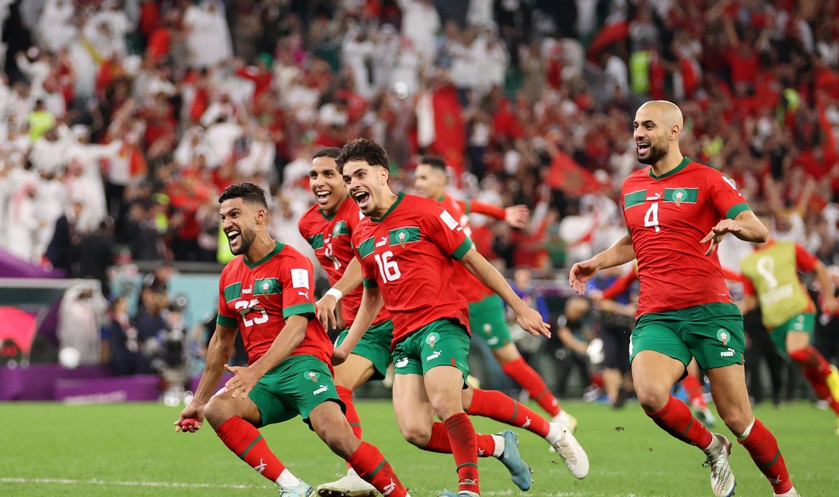 Pasaulio futbolo čempionato aštuntfinalis: Marokas – Ispanija