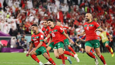 Сборная Марокко впервые в истории вышла в 1/4 финала чемпионата мира
