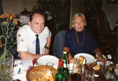 Sigitas Kudarauskas su Ugne Karvelis Paryžiuje, 1992